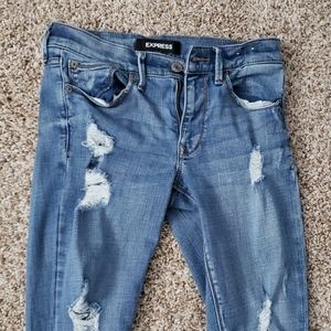 Expeess chew hem ankle legging